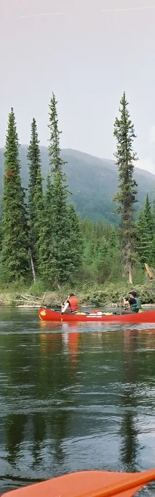 Kanutour auf dem Yukon River in Alaska